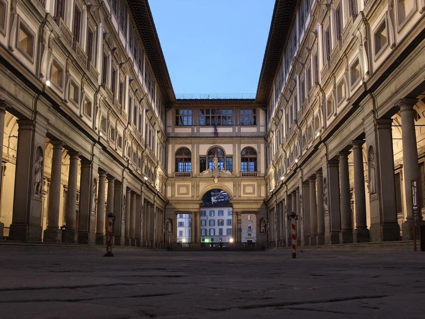 Florence: Uffizi Priority Access Ticket - What You’ll See: Botticelli, Michelangelo, Leonardo, and the Uffizi Emblem